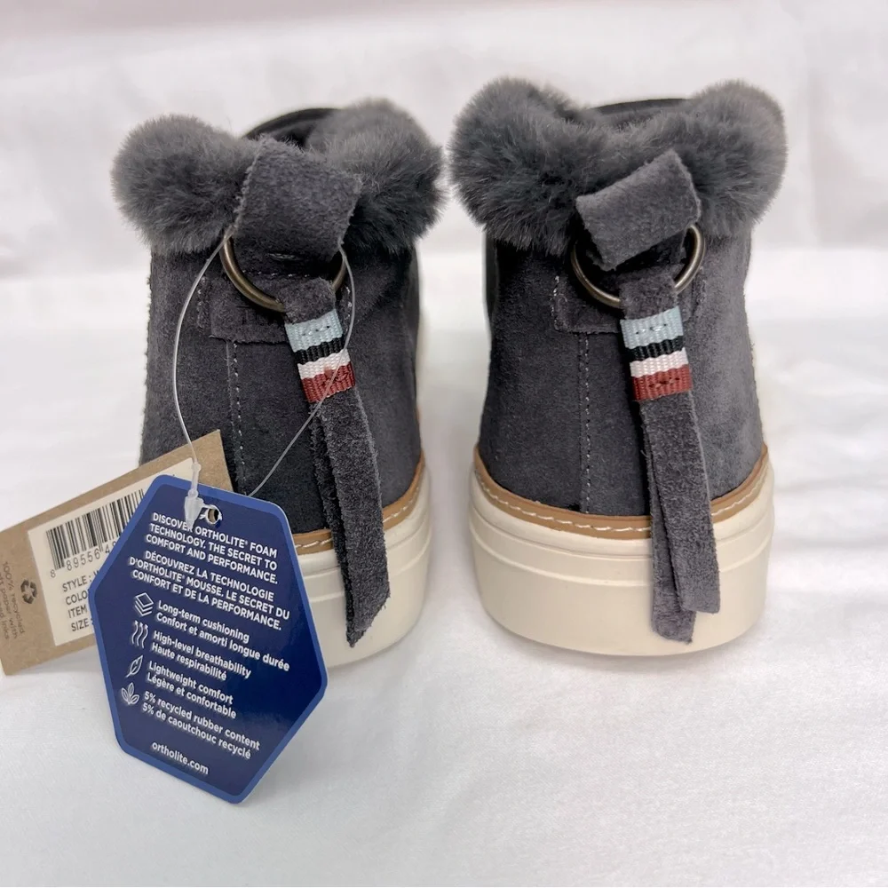 NWT TOMS Ortholite Paxton Sneaker in color Forged Iron Grey. - Picture 5 of 12